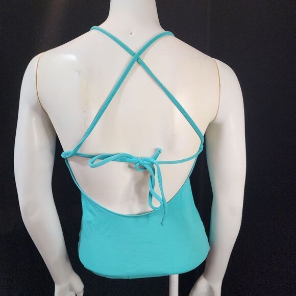 Ralph Lauren Aqua Blue Tankini Top (XS) - Picture 4 of 5